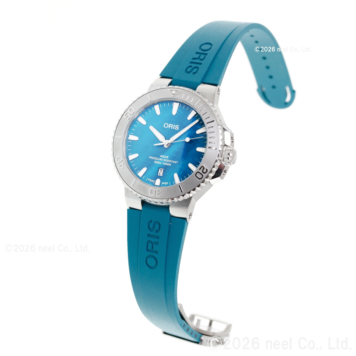 オリス ORIS アクイスデイト ニューヨークハーバー リミテッドエディション II 腕時計 メンズ 限定 01 733 7789 4187-Set【60回分割手数料無料！】