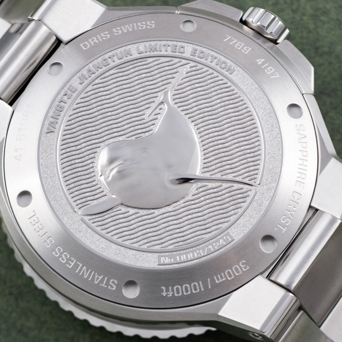 オリス ORIS 長江スナメリ リミテッドエディション YANGTZE JIANGTUN LIMITED EDITION 腕時計 メンズ 自動巻 限定 01 733 7789 4197-Set【60回分割手数料無料！】
