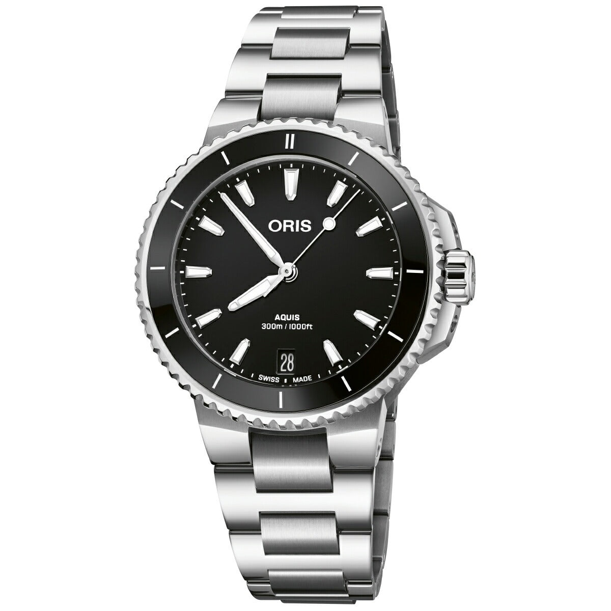 オリス ORIS アクイスデイト AQUIS DATE ダイバーズウォッチ 腕時計 レディース 自動巻き 01 733 7792 4154-07 8 19 05P【60回分割手数料無料！】