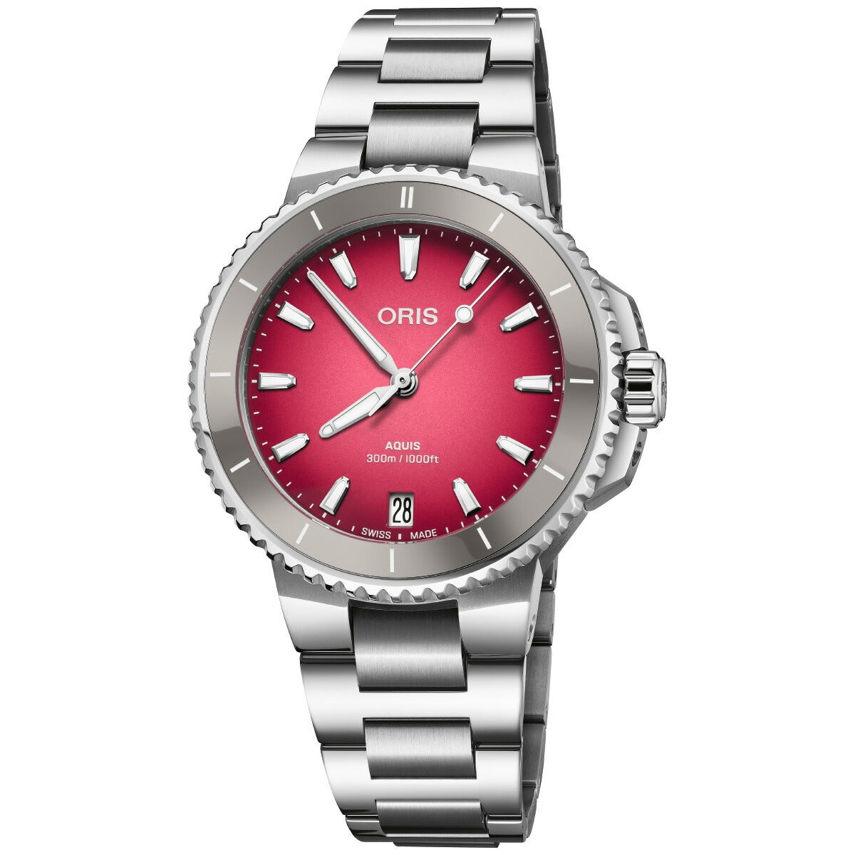 オリス ORIS アクイスデイト AQUIS ダイバーズウォッチ 腕時計 レディース 自動巻き 01 733 7792 4158-07 8 19 05P【60回分割手数料無料！】