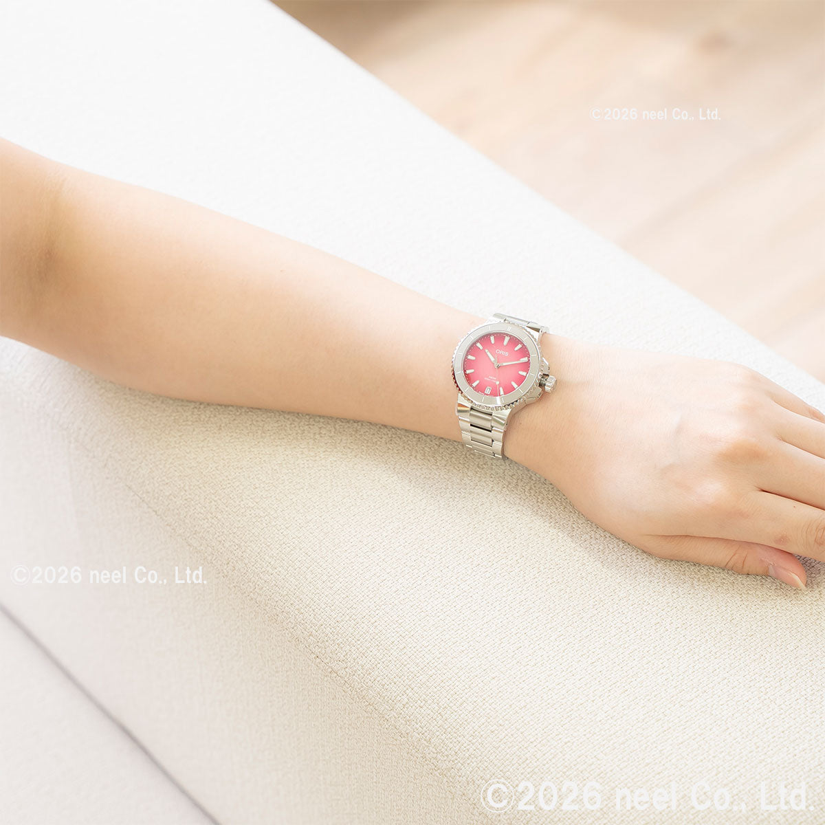 オリス ORIS アクイスデイト AQUIS ダイバーズウォッチ 腕時計 レディース 自動巻き 01 733 7792 4158-07 8 19 05P【60回分割手数料無料！】