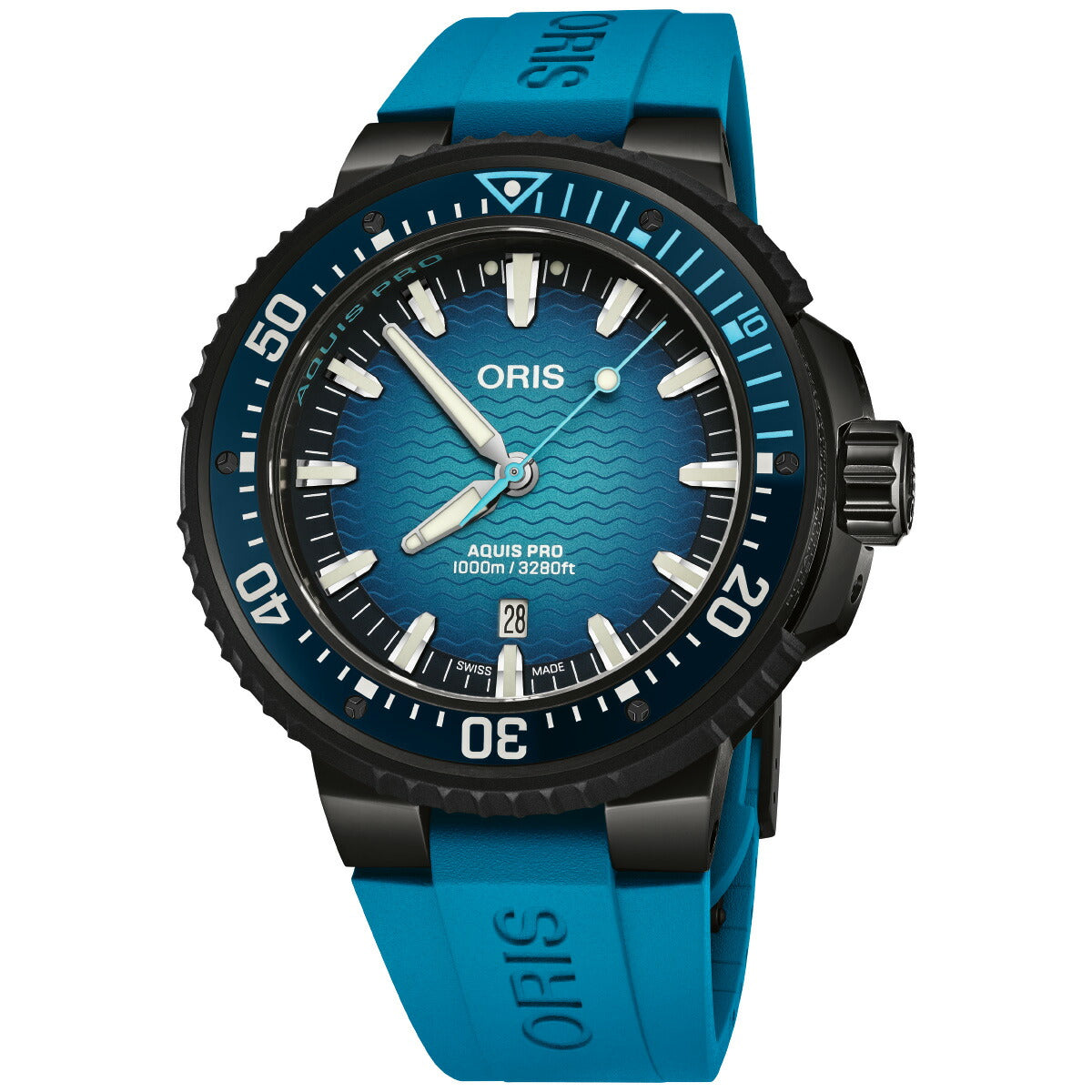 オリス ORIS アクイス プロ 1000M AQUIS PRO ダイバーズウォッチ 腕時計 メンズ 自動巻き 01 733 7801 7255-Set【2025 新作】【60回分割手数料無料！】