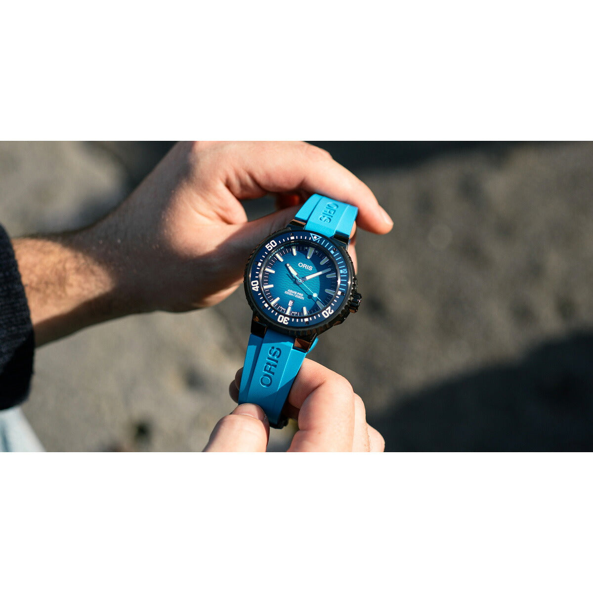 オリス ORIS アクイス プロ 1000M AQUIS PRO ダイバーズウォッチ 腕時計 メンズ 自動巻き 01 733 7801 7255-Set【2025 新作】【60回分割手数料無料！】