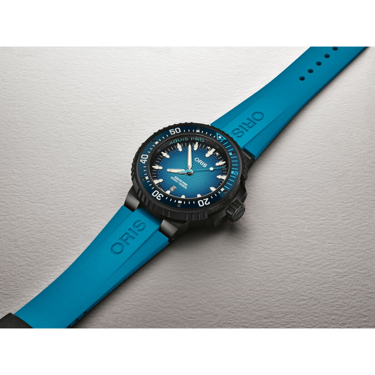 オリス ORIS アクイス プロ 1000M AQUIS PRO ダイバーズウォッチ 腕時計 メンズ 自動巻き 01 733 7801 7255-Set【2025 新作】【60回分割手数料無料！】