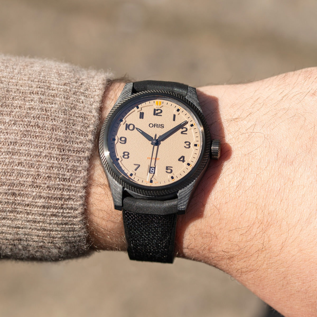 オリス ORIS プロパイロット デザート エディション PROPILOT DESERT EDITION 腕時計 メンズ 自動巻き 01 733 7802 8766-07 4 20 30GLC【60回分割手数料無料！】