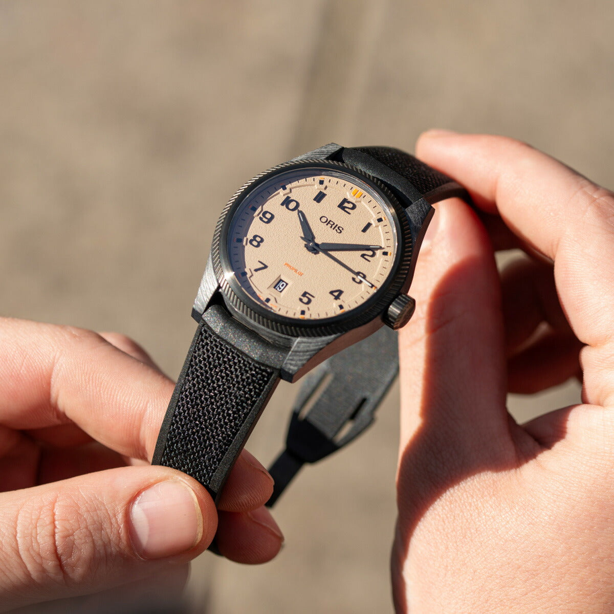 オリス ORIS プロパイロット デザート エディション PROPILOT DESERT EDITION 腕時計 メンズ 自動巻き 01 733 7802 8766-07 4 20 30GLC【60回分割手数料無料！】
