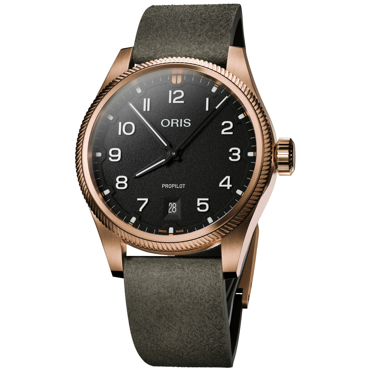 オリス ORIS プロパイロット ブロンズ PROPILOT BRONZE 腕時計 自動巻き 01 733 7805 3164-07 6 2022BRLC【2026 新作】【60回分割手数料無料！】