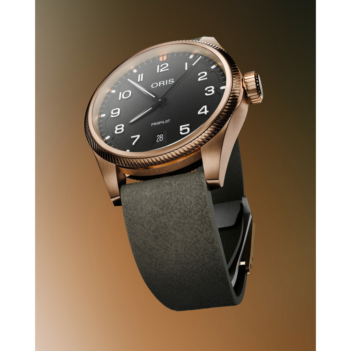 オリス ORIS プロパイロット ブロンズ PROPILOT BRONZE 腕時計 自動巻き 01 733 7805 3164-07 6 2022BRLC【2026 新作】【60回分割手数料無料！】