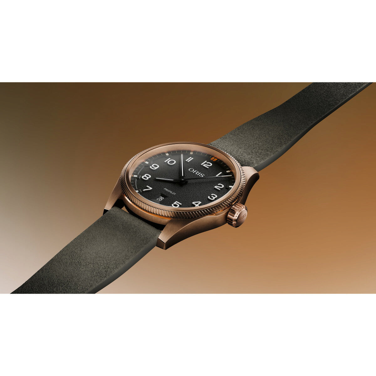 オリス ORIS プロパイロット ブロンズ PROPILOT BRONZE 腕時計 自動巻き 01 733 7805 3164-07 6 2022BRLC【2026 新作】【60回分割手数料無料！】