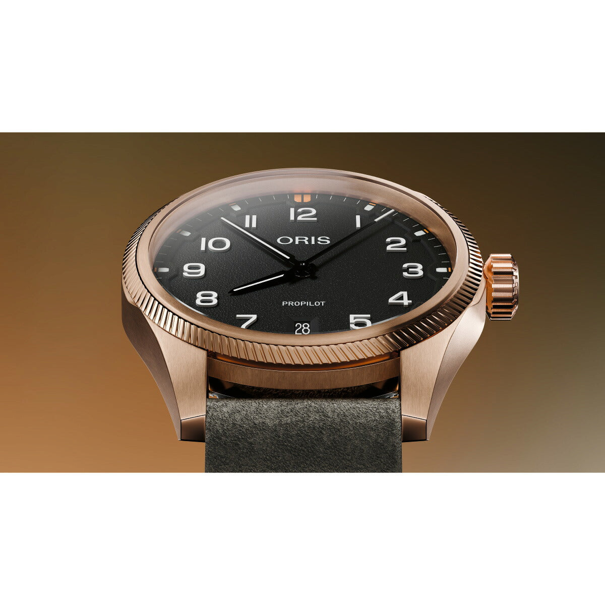 オリス ORIS プロパイロット ブロンズ PROPILOT BRONZE 腕時計 自動巻き 01 733 7805 3164-07 6 2022BRLC【2026 新作】【60回分割手数料無料！】