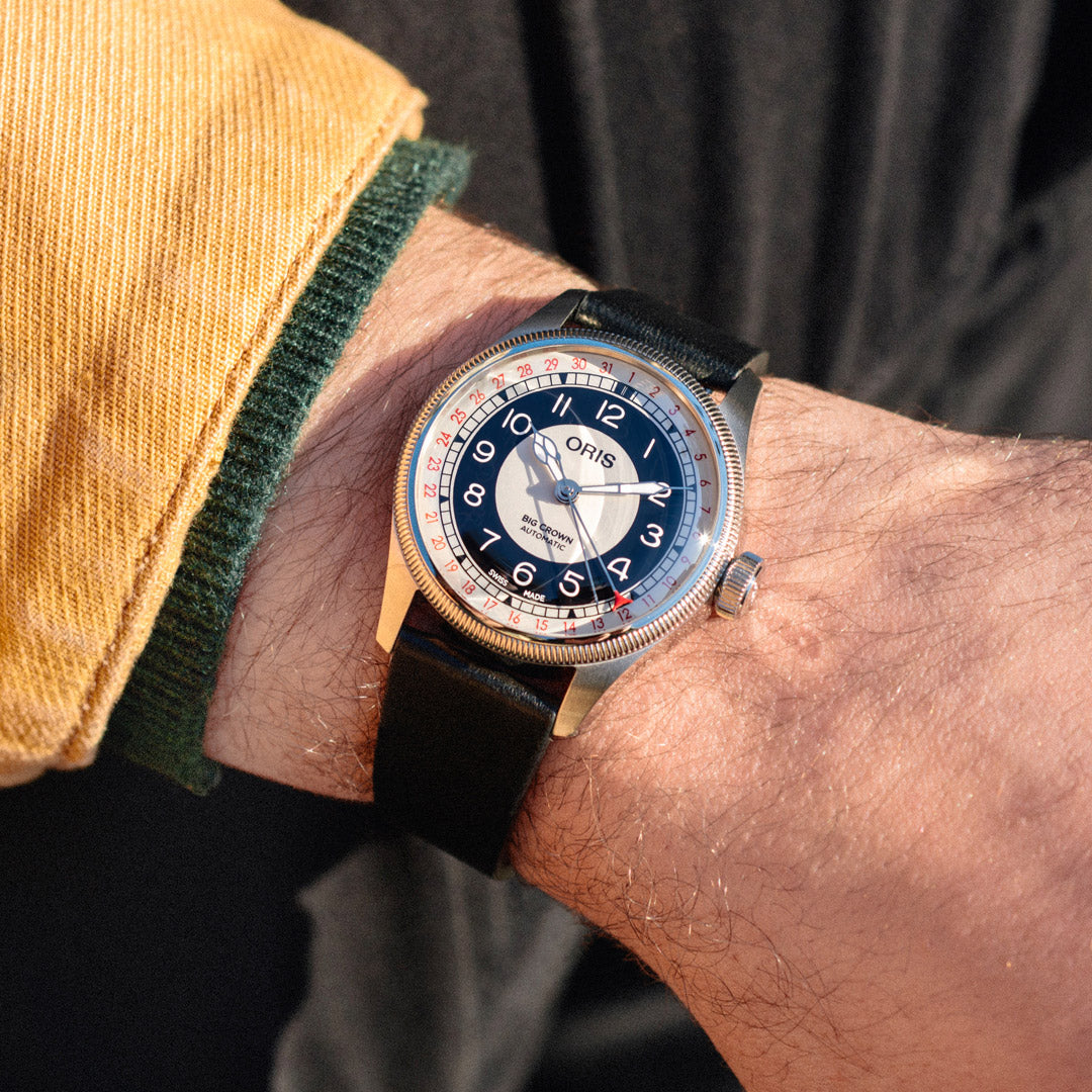 オリス ORIS ビッグクラウン ポインターデイト ブルズアイ BIG CROWN 腕時計 自動巻き 01 754 7779 4061-07 5 19 25【2026 新作】【60回分割手数料無料！】