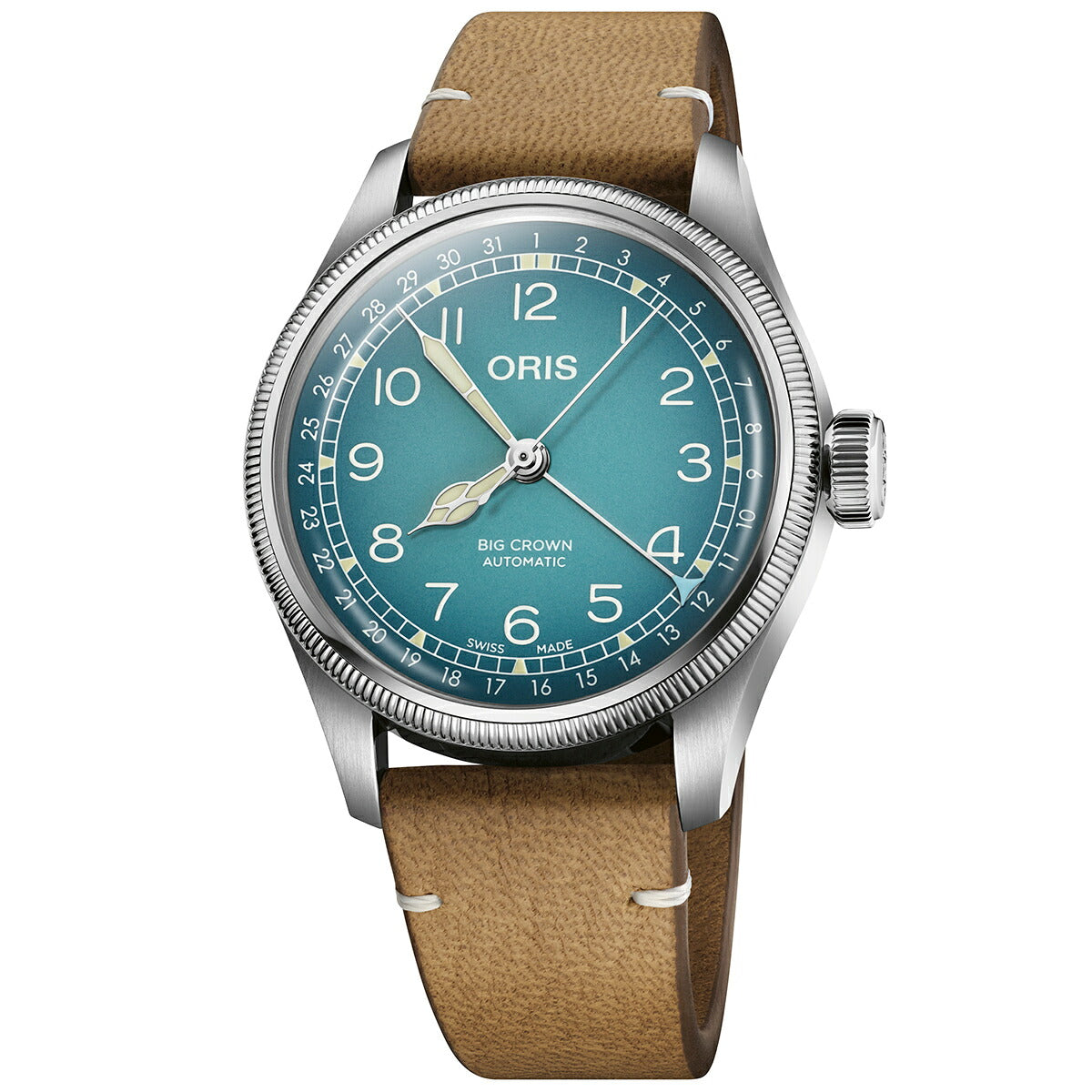 オリス ORIS ビッグクラウン ポインターデイト チェルボボランテ BIG CROWN 腕時計 メンズ 自動巻き 01 754 7779 4065-Set【60回分割手数料無料！】