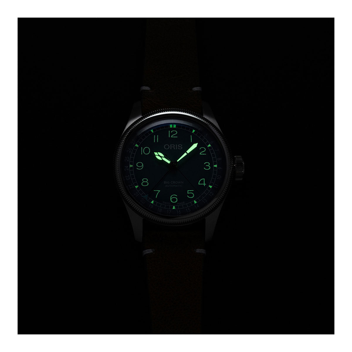 オリス ORIS ビッグクラウン ポインターデイト チェルボボランテ BIG CROWN 腕時計 メンズ 自動巻き 01 754 7779 4065-Set【60回分割手数料無料！】