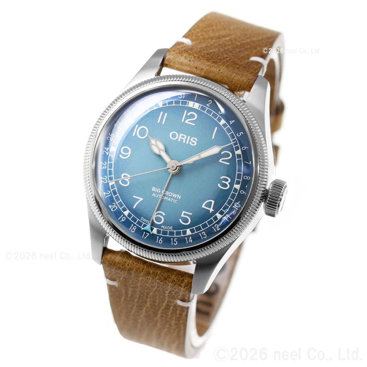 オリス ORIS ビッグクラウン ポインターデイト チェルボボランテ BIG CROWN 腕時計 メンズ 自動巻き 01 754 7779 4065-Set【60回分割手数料無料！】