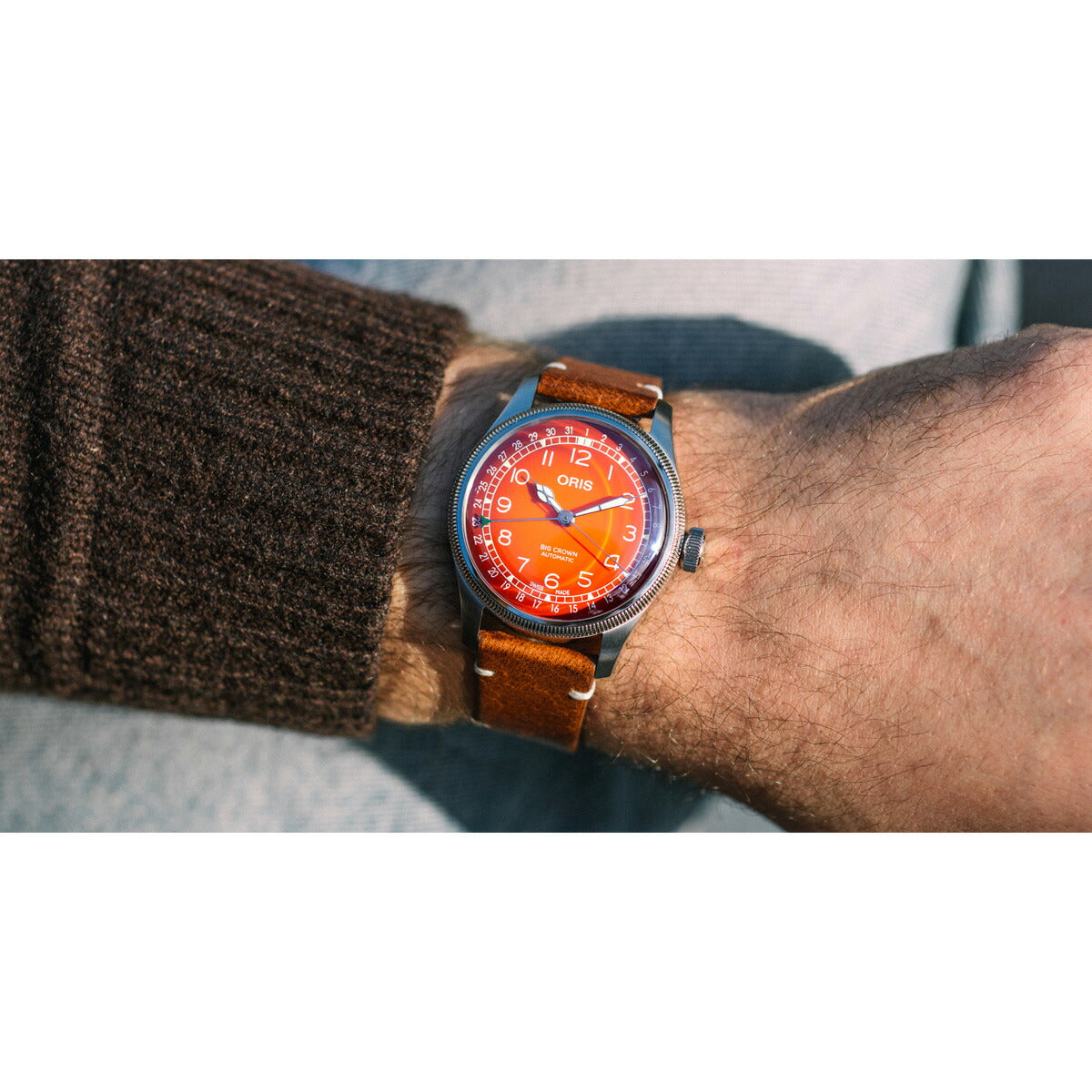 オリス ORIS ビッグクラウン オリス×チェルボボランテ BIG CROWN ORIS×CERVO VOLANTE 腕時計 メンズ 自動巻き 01 754 7785 4068-Set【2025 新作】【60回分割手数料無料！】