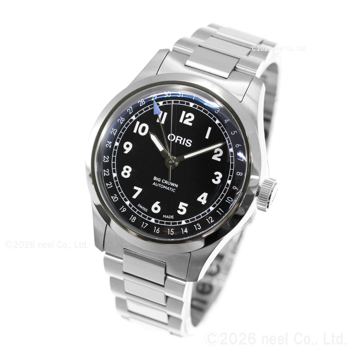 オリス ORIS ビッグクラウン ポインターデイト BIG CROWN POINTER DATE