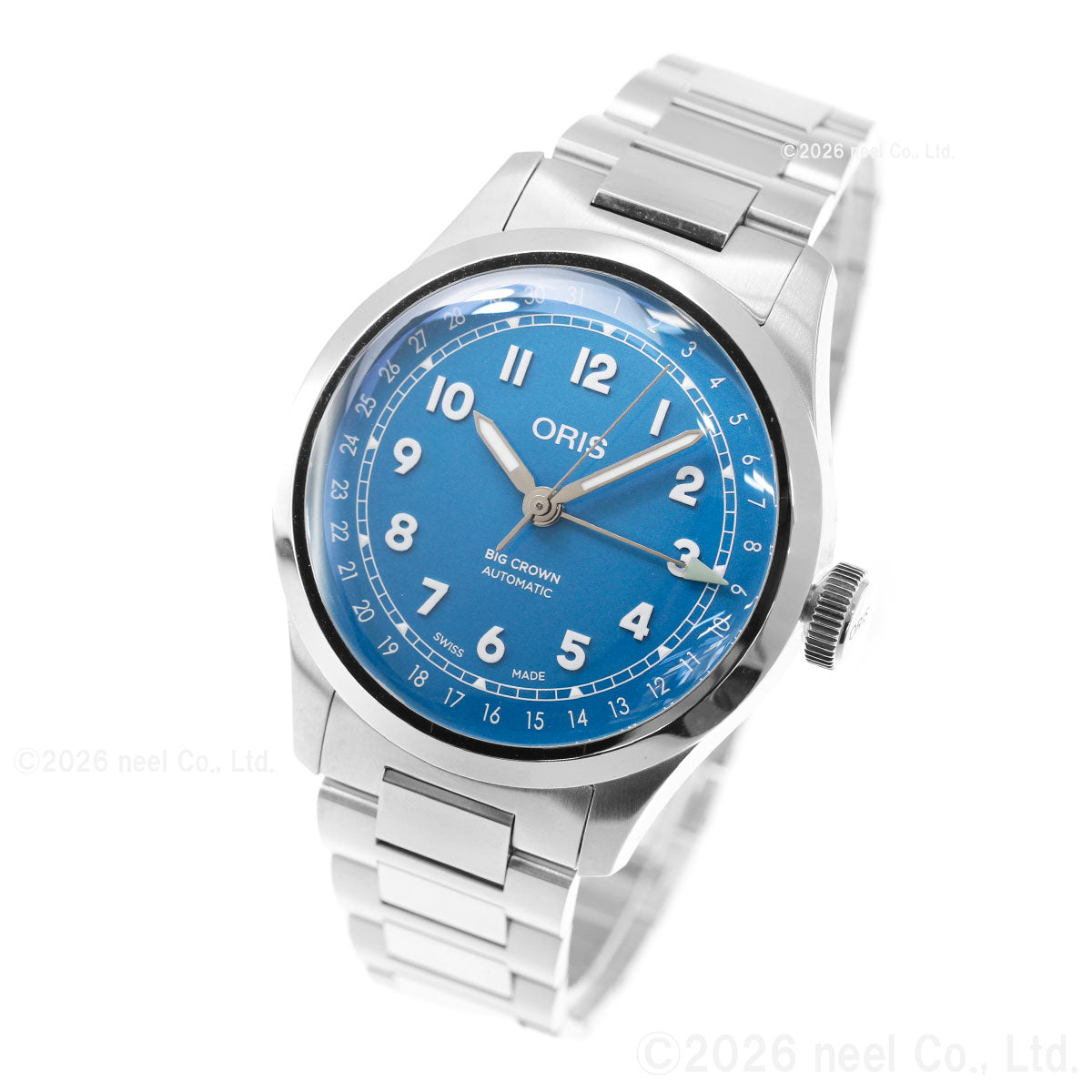 オリス ORIS ビッグクラウン ポインターデイト BIG CROWN 腕時計 メンズ 自動巻き 01 754 7798 4065-07 8 20 06【60回分割手数料無料！】