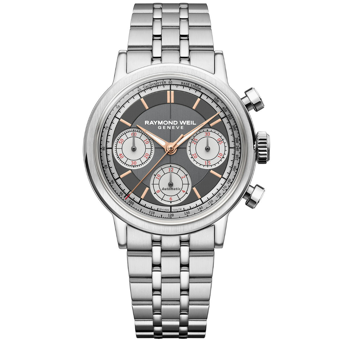 レイモンド ウェイル RAYMOND WEIL ミレジム MILLESIME 腕時計 メンズ 自動巻き クロノグラフ 7765-ST-60651【60回分割手数料無料！】