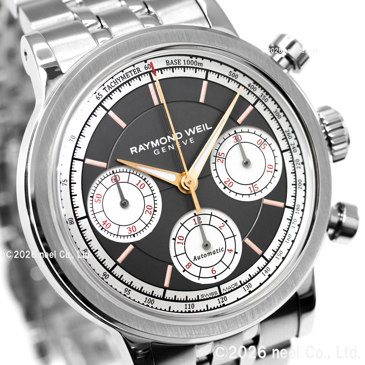 レイモンド ウェイル RAYMOND WEIL ミレジム MILLESIME 腕時計 メンズ 自動巻き クロノグラフ 7765-ST-60651 レイモンドウィル【60回分割手数料無料！】