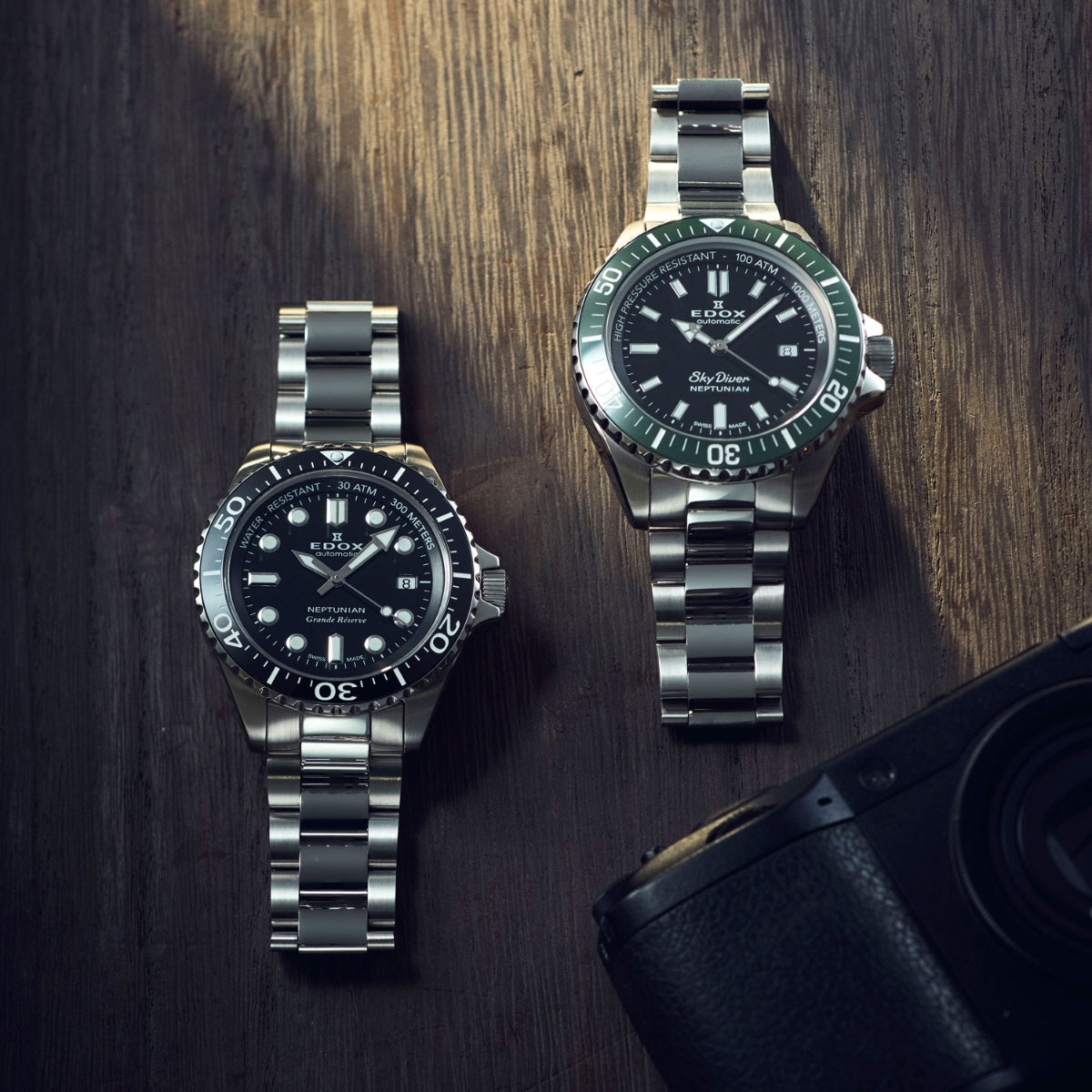 エドックス EDOX ネプチュニアン オートマティック 腕時計 メンズ 自動巻き ダイバーズウォッチ 80120-3VM-NIN NEPTUNIAN【60回分割手数料無料！】
