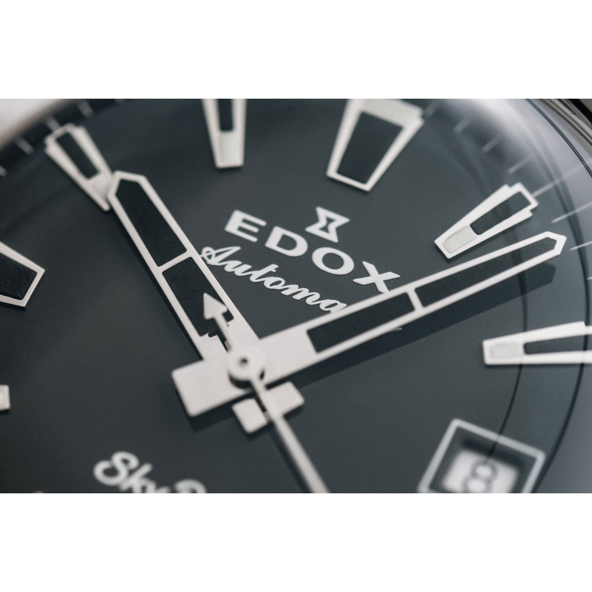 エドックス EDOX スカイダイバー デイト オートマティック リミテッドエディション 腕時計 メンズ 自動巻き ミリタリーウォッチ 世界限定600本 80126-3VIN-GDN SKYDIVER【60回分割手数料無料！】