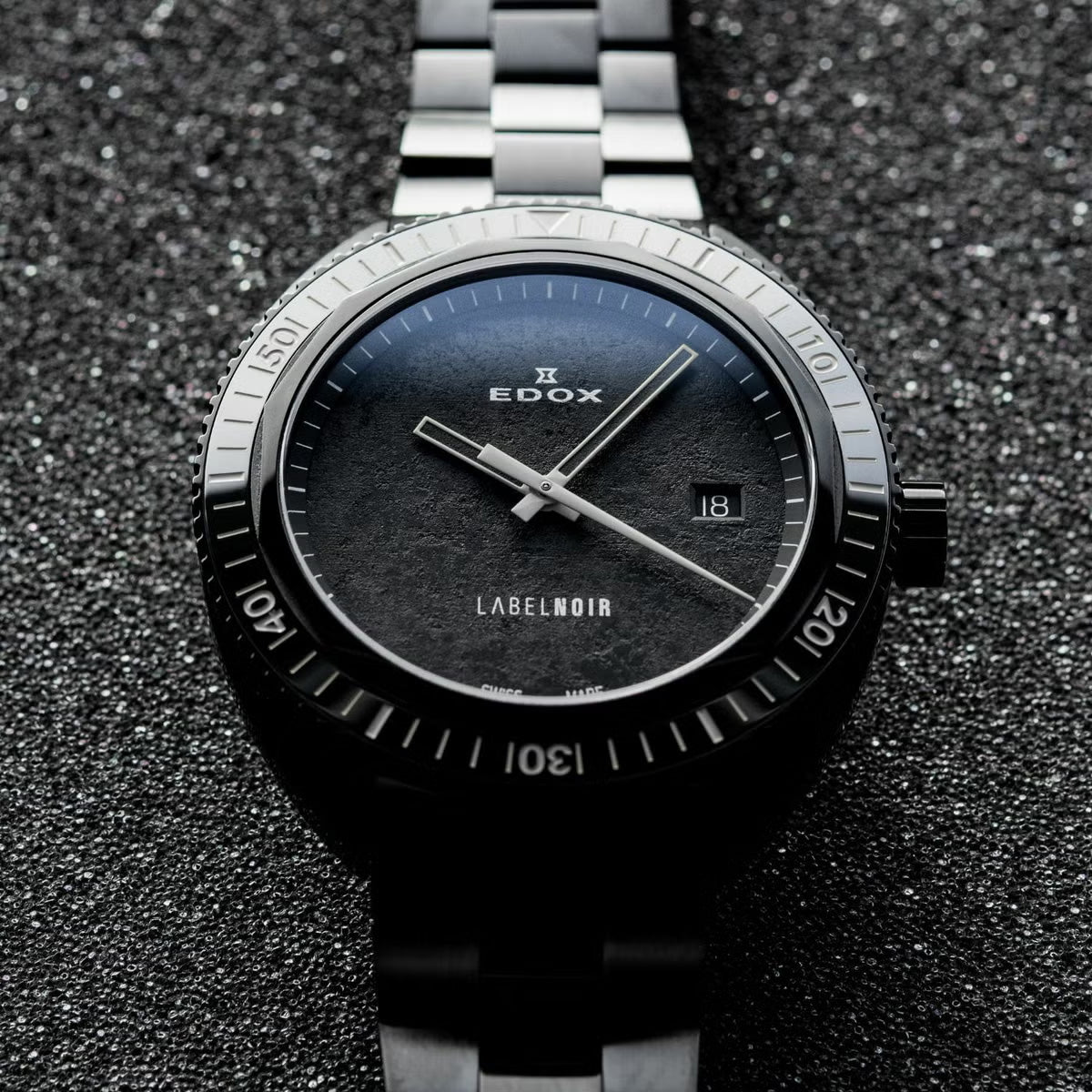 エドックス EDOX ハイドロサブ クロノメーター オートマティック ラベルノワール リミテッド エディション 腕時計 メンズ 自動巻き 世界限定140本 80128-37NLNM-NLN HYDRO-SUB【60回分割手数料無料！】