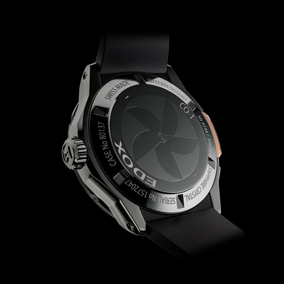 エドックス EDOX クロノオフショア1 ベゼルロック デイト オートマティック 腕時計 メンズ 自動巻き 80137-37GNR-CANR CHRONOFFSHORE-1【60回分割手数料無料！】