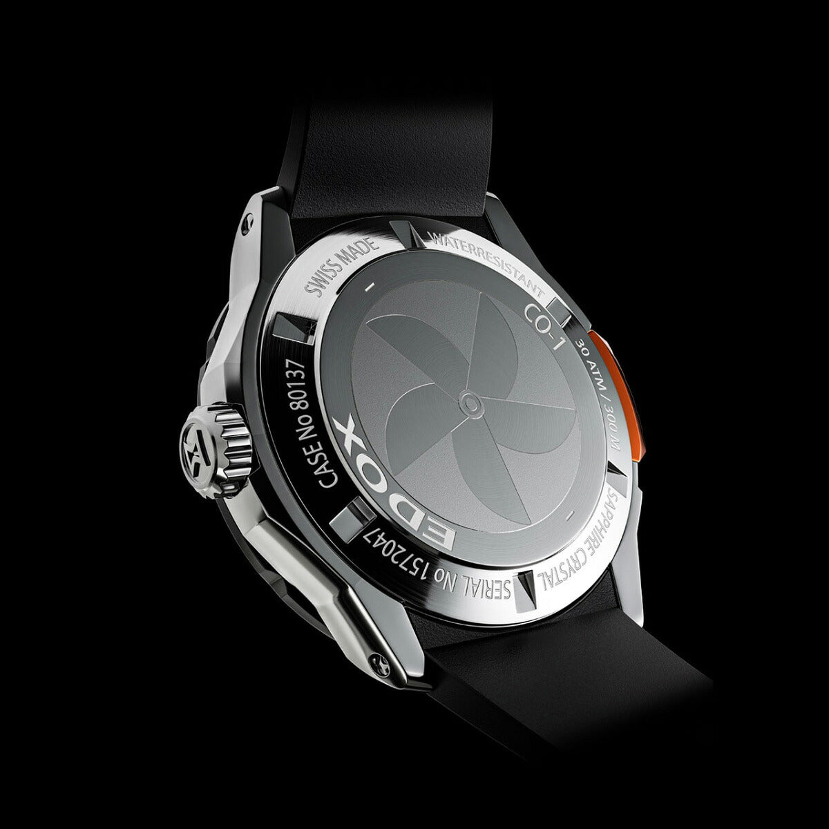 エドックス EDOX クロノオフショア1 ベゼルロック デイト オートマティック 腕時計 メンズ 自動巻き 80137-3NO-CABUN CHRONOFFSHORE-1【60回分割手数料無料！】