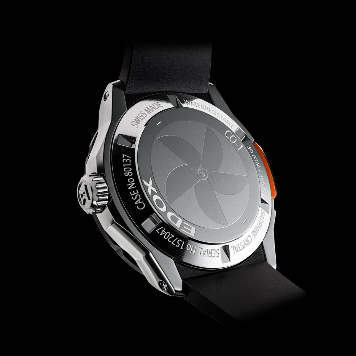エドックス EDOX クロノオフショア1 ベゼルロック デイト オートマティック 腕時計 メンズ 自動巻き 80137-3NO-CABUN CHRONOFFSHORE-1【60回分割手数料無料！】