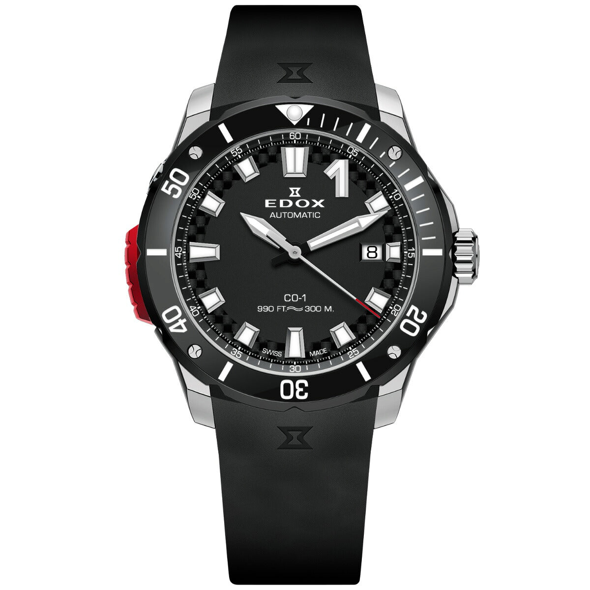 エドックス EDOX クロノオフショア1 ベゼルロック デイト オートマティック 腕時計 メンズ 自動巻き 80137-3NR-CANN CHRONOFFSHORE-1【60回分割手数料無料！】
