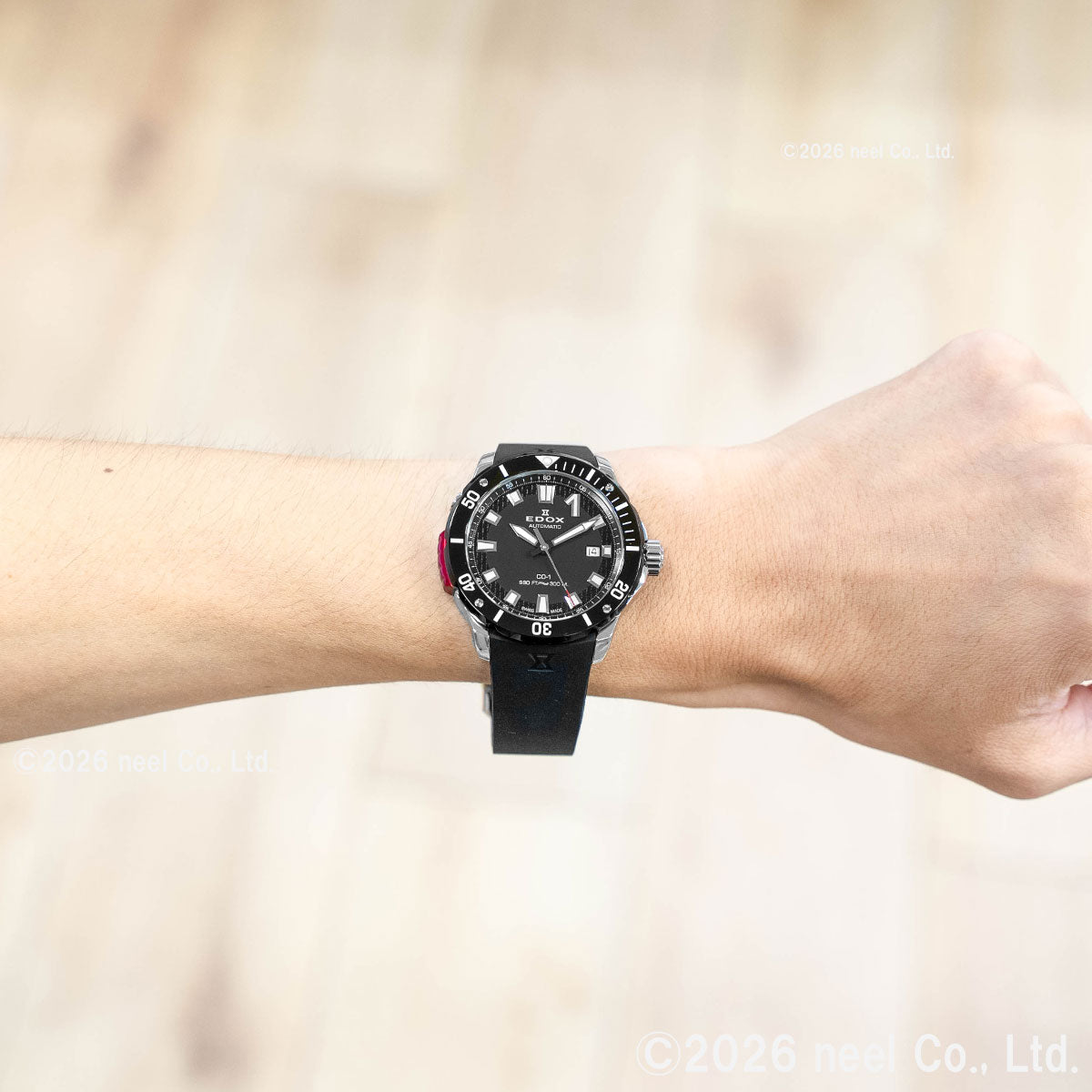 エドックス EDOX クロノオフショア1 ベゼルロック デイト オートマティック 腕時計 メンズ 自動巻き 80137-3NR-CANN CHRONOFFSHORE-1【60回分割手数料無料！】