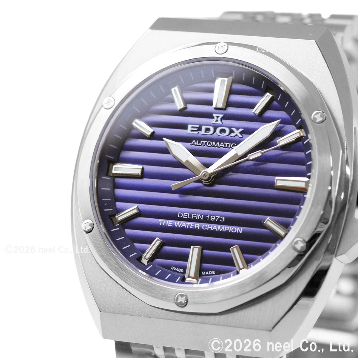 エドックス EDOX デルフィン オリジナル 1973 オートマティック 腕時計 メンズ 自動巻き 80142-3M-BUIN DELFIN THE ORIGINAL 1973 AUTOMATIC【2026 新作】【60回分割手数料無料！】