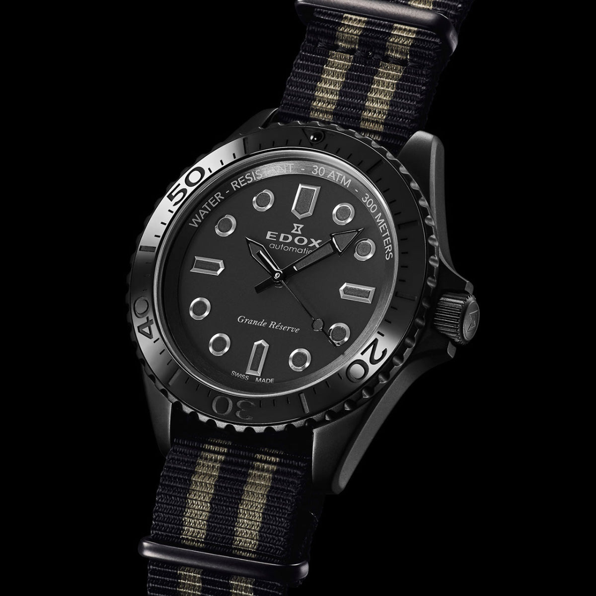 エドックス EDOX ネプチュニアン グランデ リザーブ オートマティック ジャパン リミテッド エディション 腕時計 メンズ 自動巻き ダイバーズウォッチ 日本限定100本 80801-37NCA-NGM NEPTUNIAN【2026 新作】【60回分割手数料無料！】