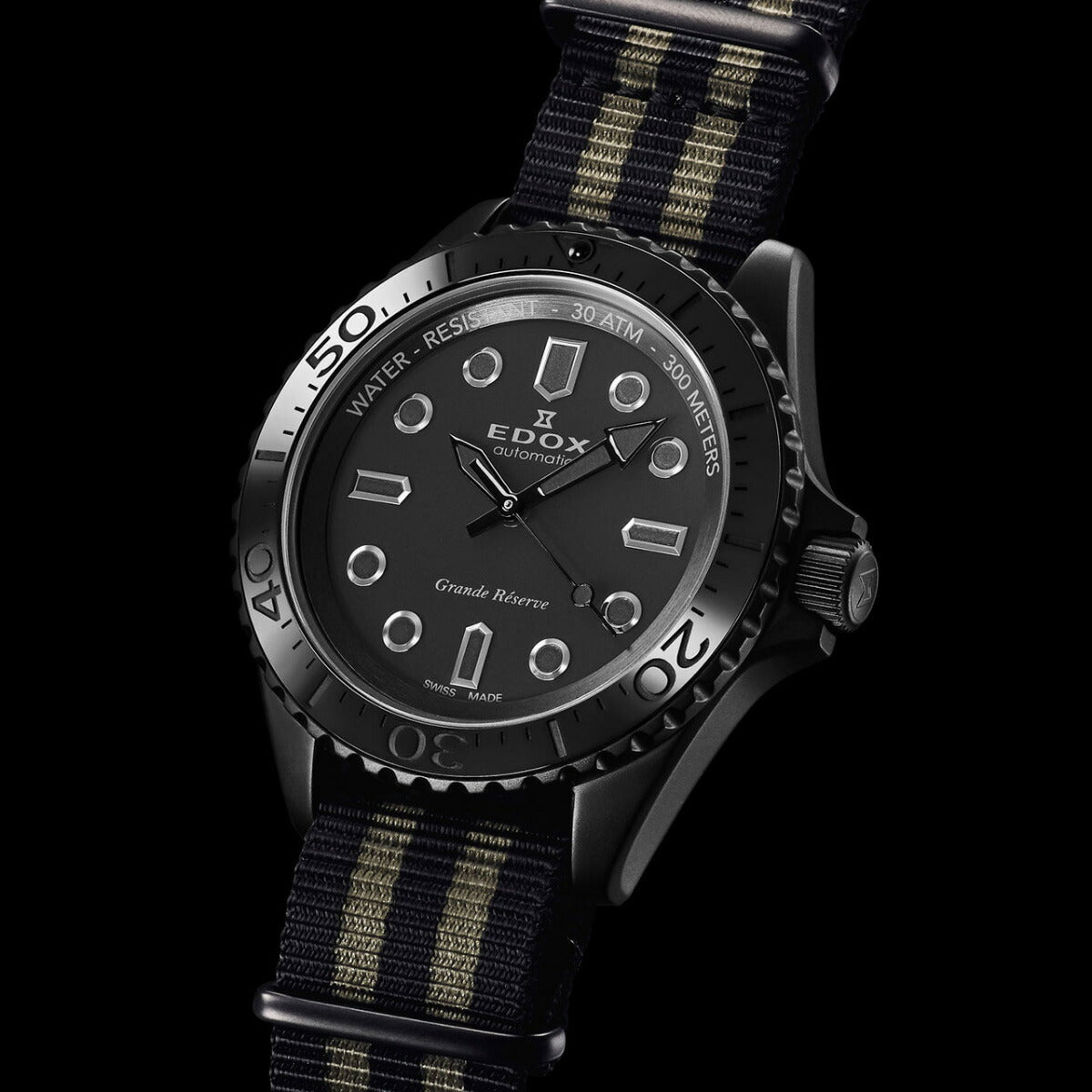 エドックス EDOX ネプチュニアン グランデ リザーブ オートマティック ジャパン リミテッド エディション 腕時計 メンズ 自動巻き ダイバーズウォッチ 日本限定100本 80801-37NCA-NGM NEPTUNIAN【2026 新作】【60回分割手数料無料！】