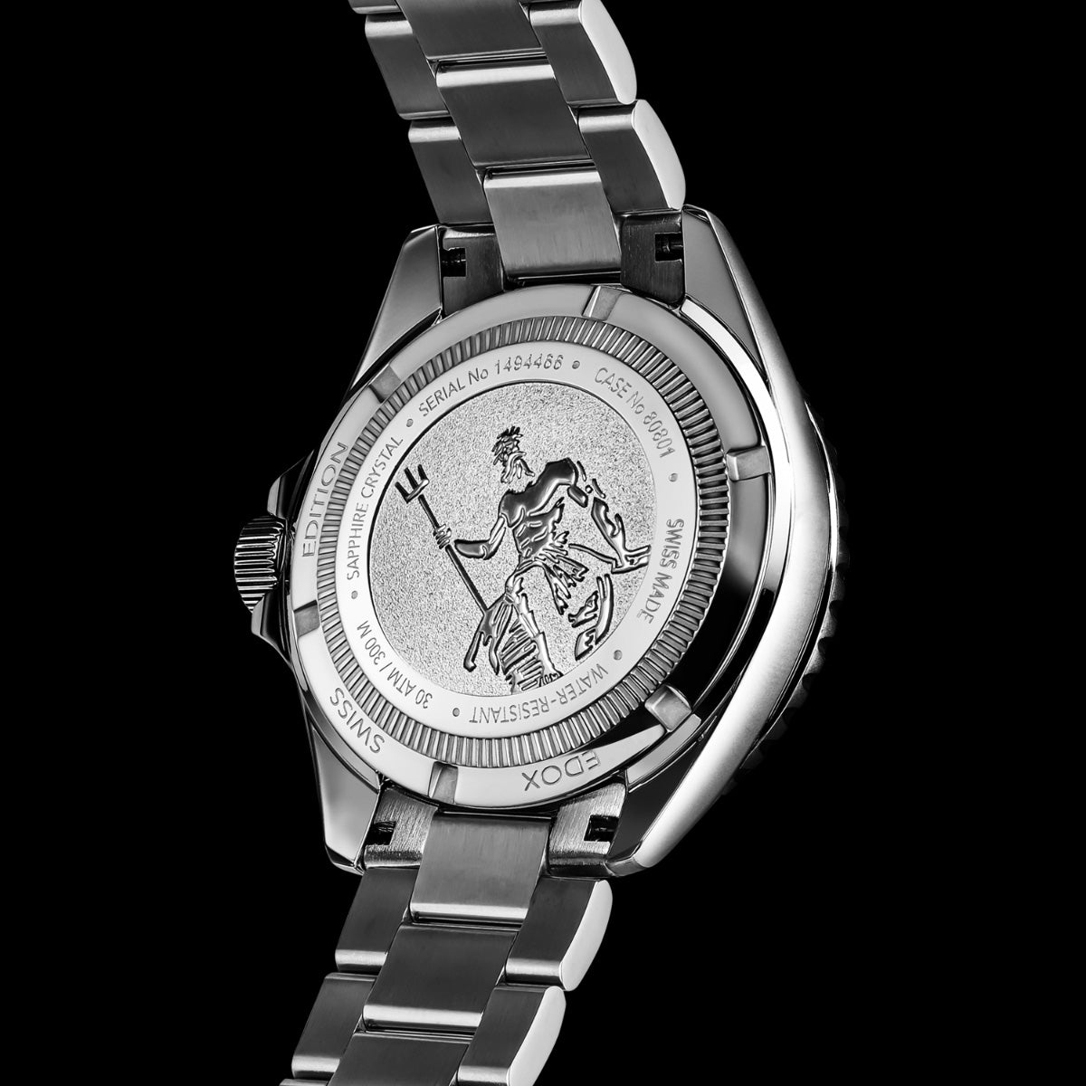 エドックス EDOX ネプチュニアン グランデ リザーブ デイト オートマティック 腕時計 メンズ 自動巻き ダイバーズウォッチ 80801-3BBUM-BUCDN NEPTUNIAN【60回分割手数料無料！】