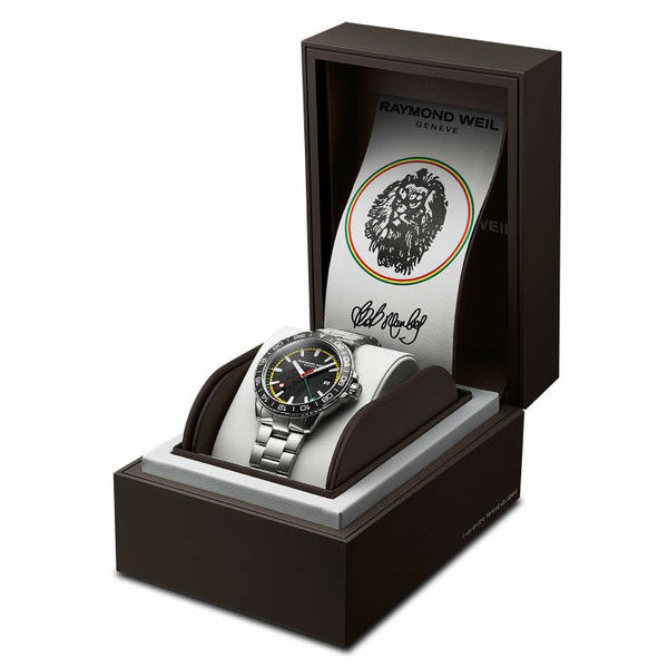 レイモンド ウェイル RAYMOND WEIL タンゴ TANGO ボブマーリーモデル 腕時計 メンズ GMT 8280-ST1-BMY18【60回分割手数料無料！】