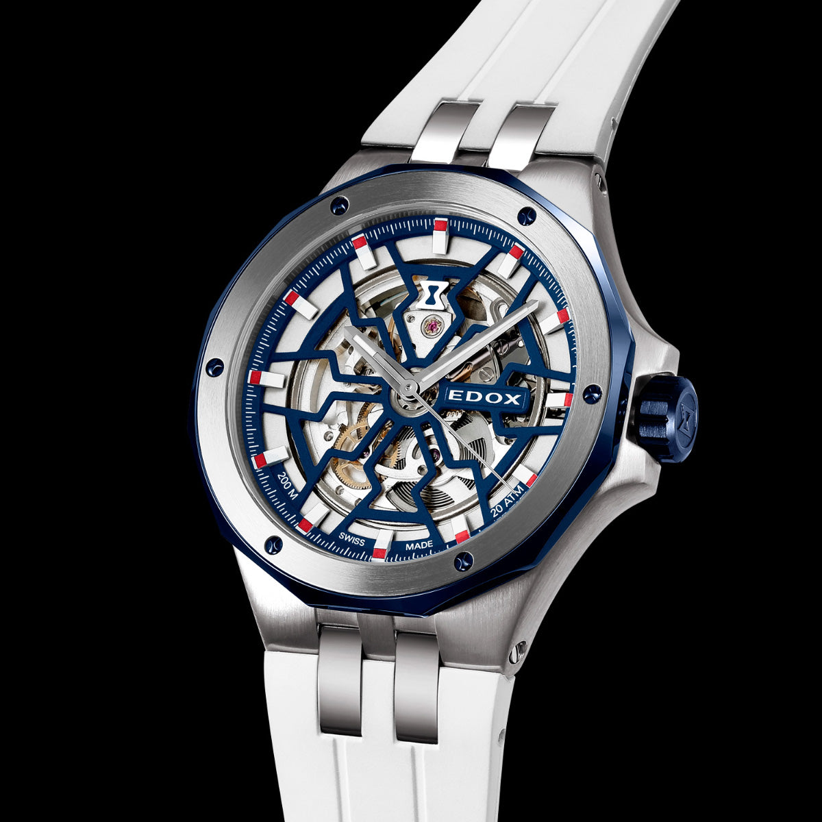 エドックス EDOX デルフィン オリジナル メカノ オートマティック 腕時計 メンズ 自動巻き 85303-357BUCAB-BUIRB DELFIN【60回分割手数料無料！】