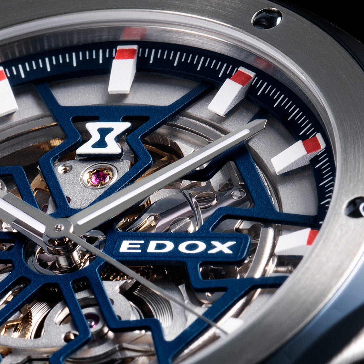 エドックス EDOX デルフィン オリジナル メカノ オートマティック 腕時計 メンズ 自動巻き 85303-357BUCAB-BUIRB DELFIN【60回分割手数料無料！】