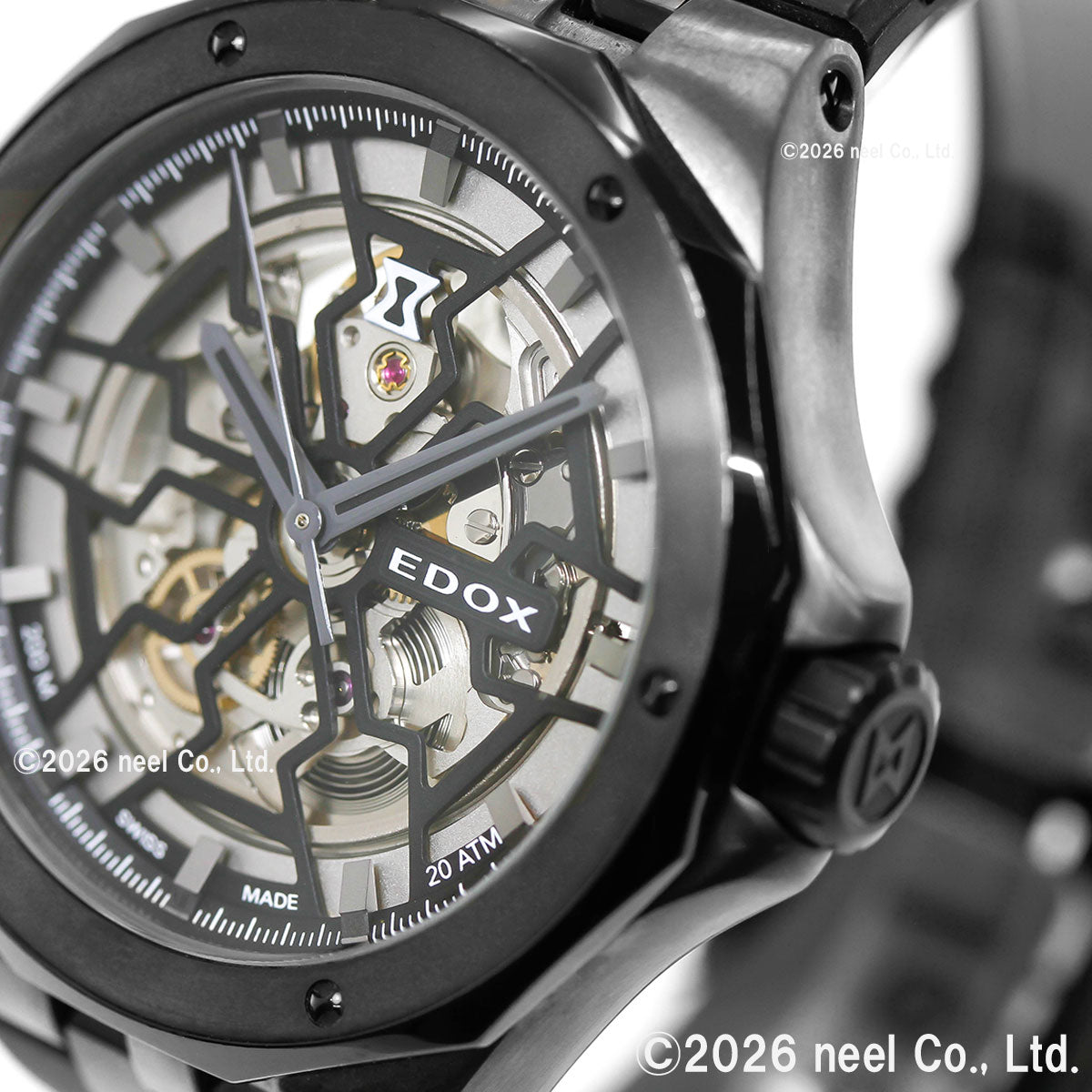 エドックス EDOX デルフィン オリジナル メカノ オートマティック 腕時計 メンズ 自動巻き 85303-357GN-NGN DELFIN【60回分割手数料無料！】