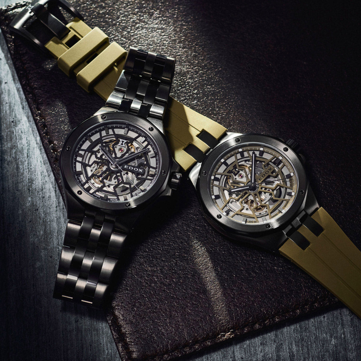 エドックス EDOX デルフィン オリジナル メカノ オートマティック 腕時計 メンズ 自動巻き 85303-357GNCAV-VONB DELFIN【60回分割手数料無料！】
