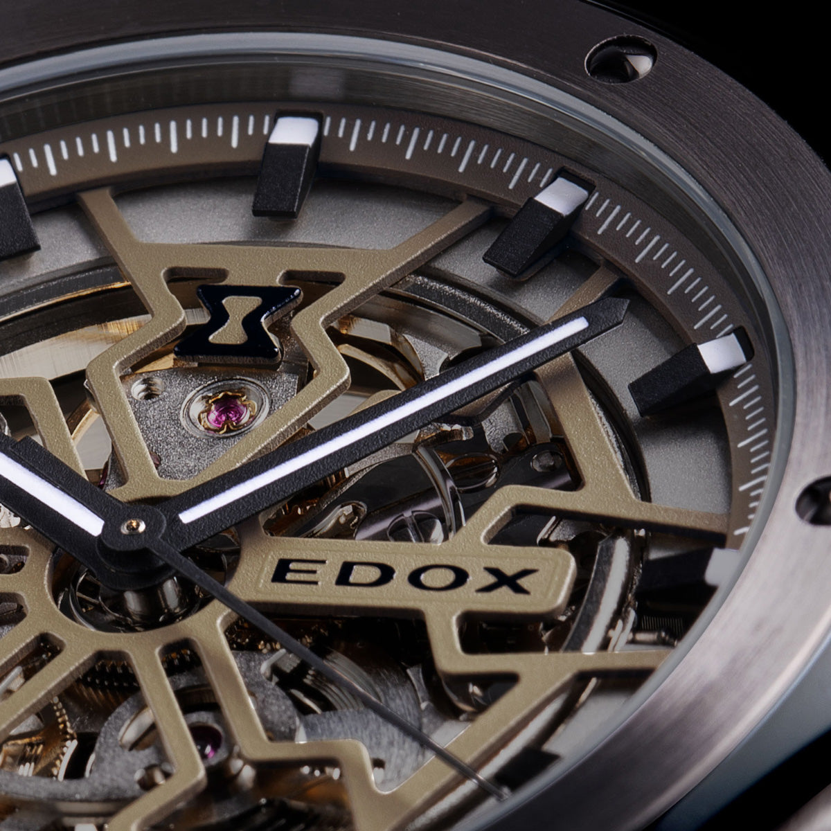 エドックス EDOX デルフィン オリジナル メカノ オートマティック 腕時計 メンズ 自動巻き 85303-357GNCAV-VONB DELFIN【60回分割手数料無料！】