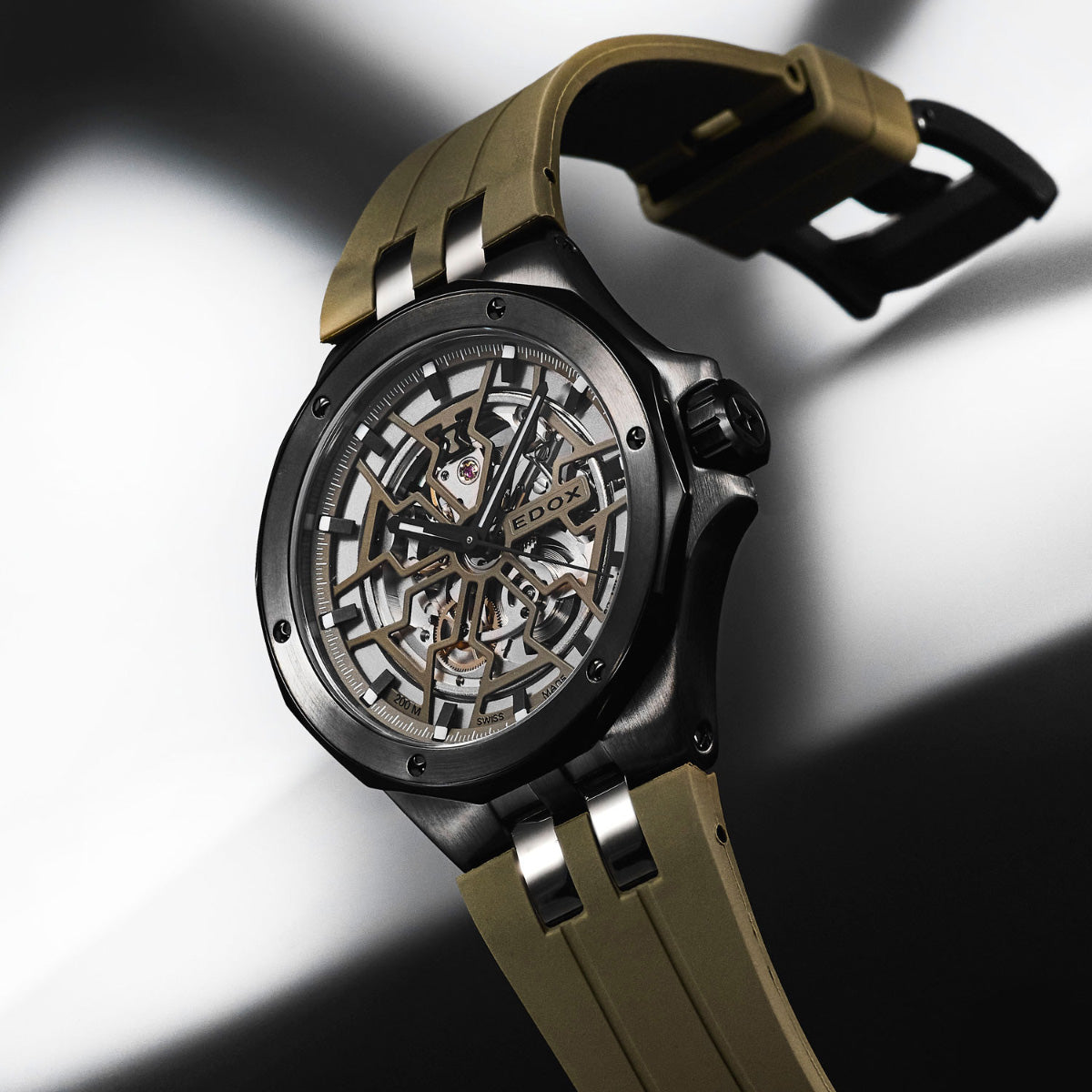 エドックス EDOX デルフィン オリジナル メカノ オートマティック 腕時計 メンズ 自動巻き 85303-357GNCAV-VONB DELFIN【60回分割手数料無料！】