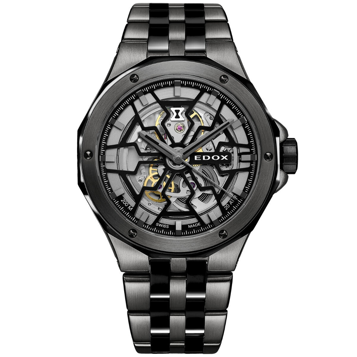 エドックス EDOX デルフィン オリジナル メカノ オートマティック 腕時計 メンズ 自動巻き 85303-357GNM-NGN DELFIN【60回分割手数料無料！】