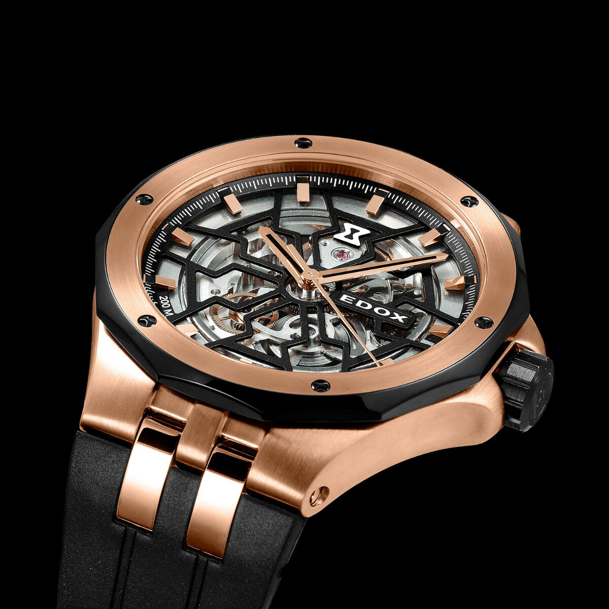 エドックス EDOX デルフィン オリジナル メカノ オートマティック 腕時計 メンズ 自動巻き 85303-357RN-NRN DELFIN【60回分割手数料無料！】