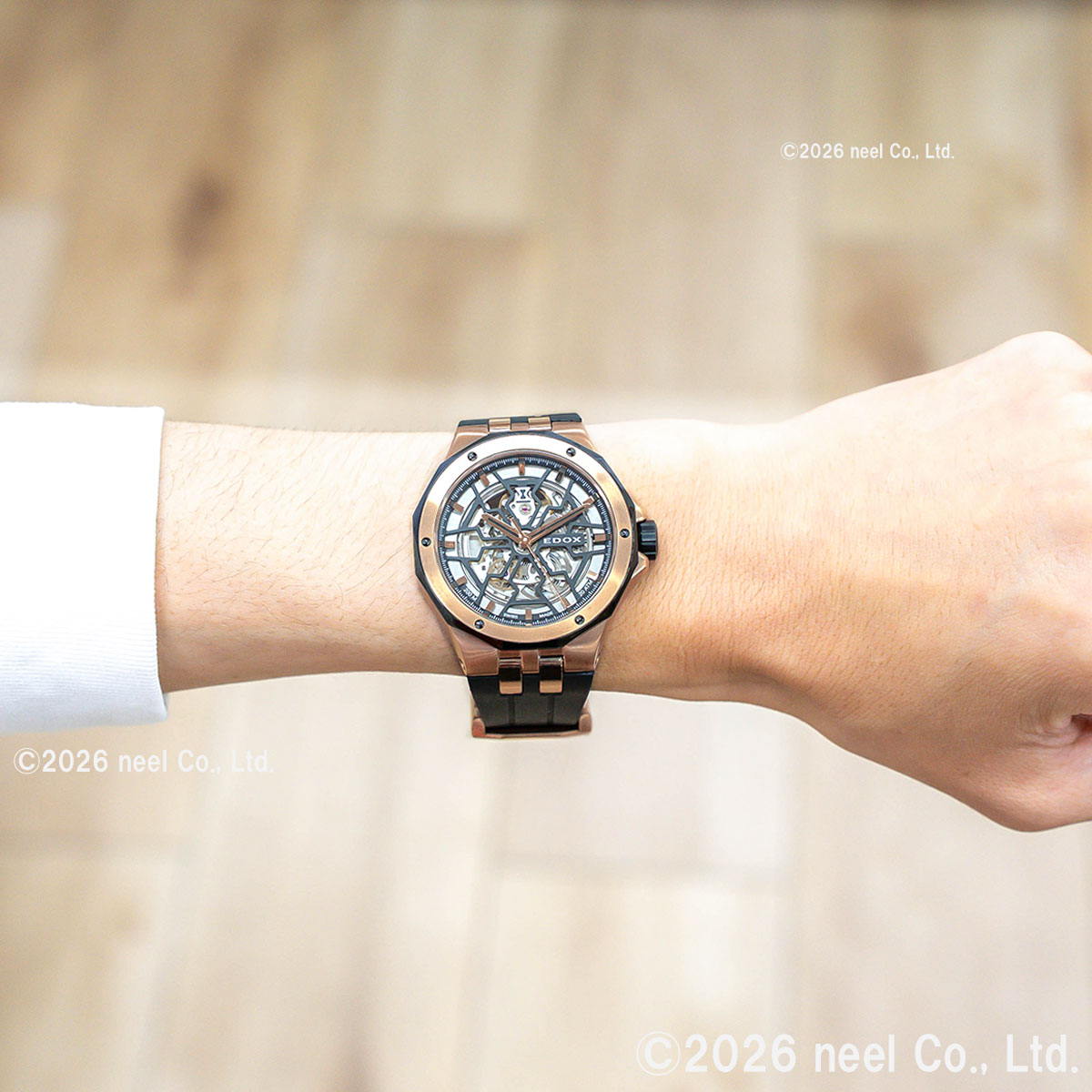 エドックス EDOX デルフィン オリジナル メカノ オートマティック 腕時計 メンズ 自動巻き 85303-357RN-NRN DELFIN【60回分割手数料無料！】