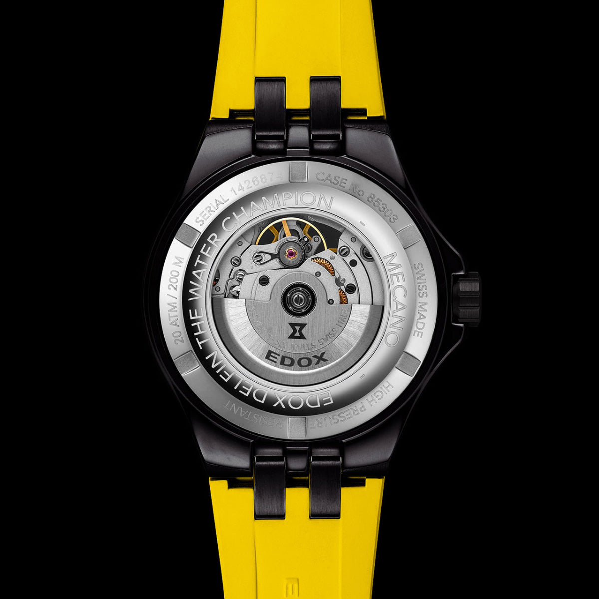 エドックス EDOX デルフィン オリジナル メカノ オートマティック 腕時計 メンズ 自動巻き 85303-37NCAJ-NJ DELFIN【60回分割手数料無料！】