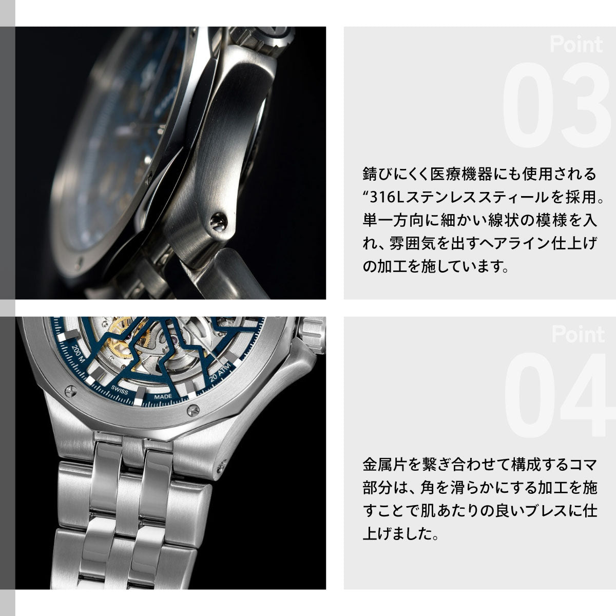 エドックス EDOX デルフィン オリジナル メカノ オートマティック 腕時計 メンズ 自動巻き 85303-3M-BUIGB DELFIN【60回分割手数料無料！】