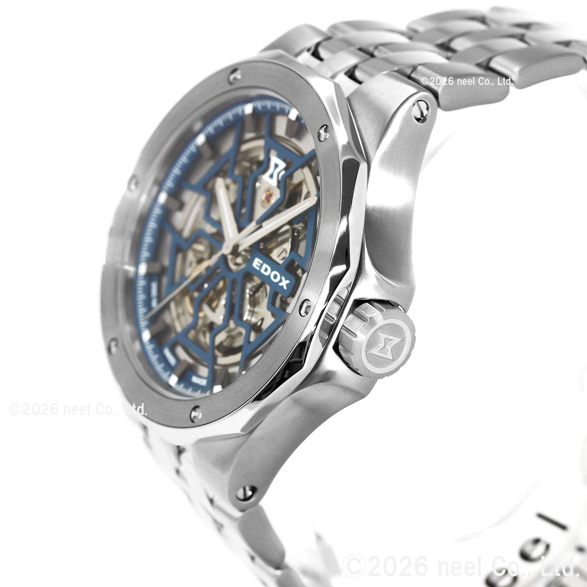 エドックス EDOX デルフィン オリジナル メカノ オートマティック 腕時計 メンズ 自動巻き 85303-3M-BUIGB DELFIN【60回分割手数料無料！】