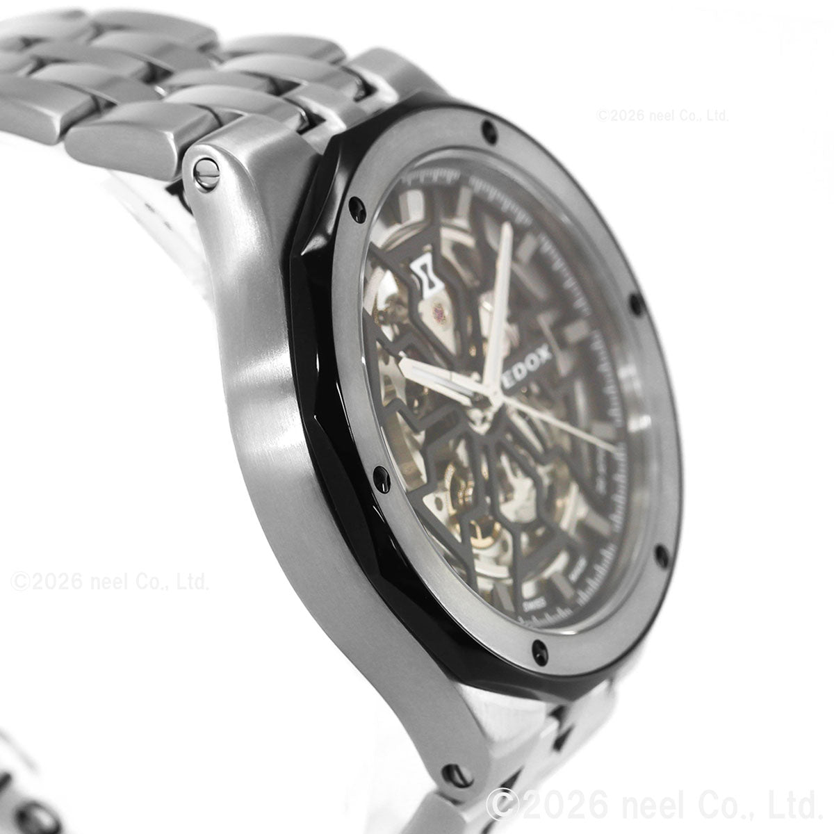 エドックス EDOX デルフィン オリジナル メカノ オートマティック 腕時計 メンズ 自動巻き 85303-3NM-NBG DELFIN【60回分割手数料無料！】