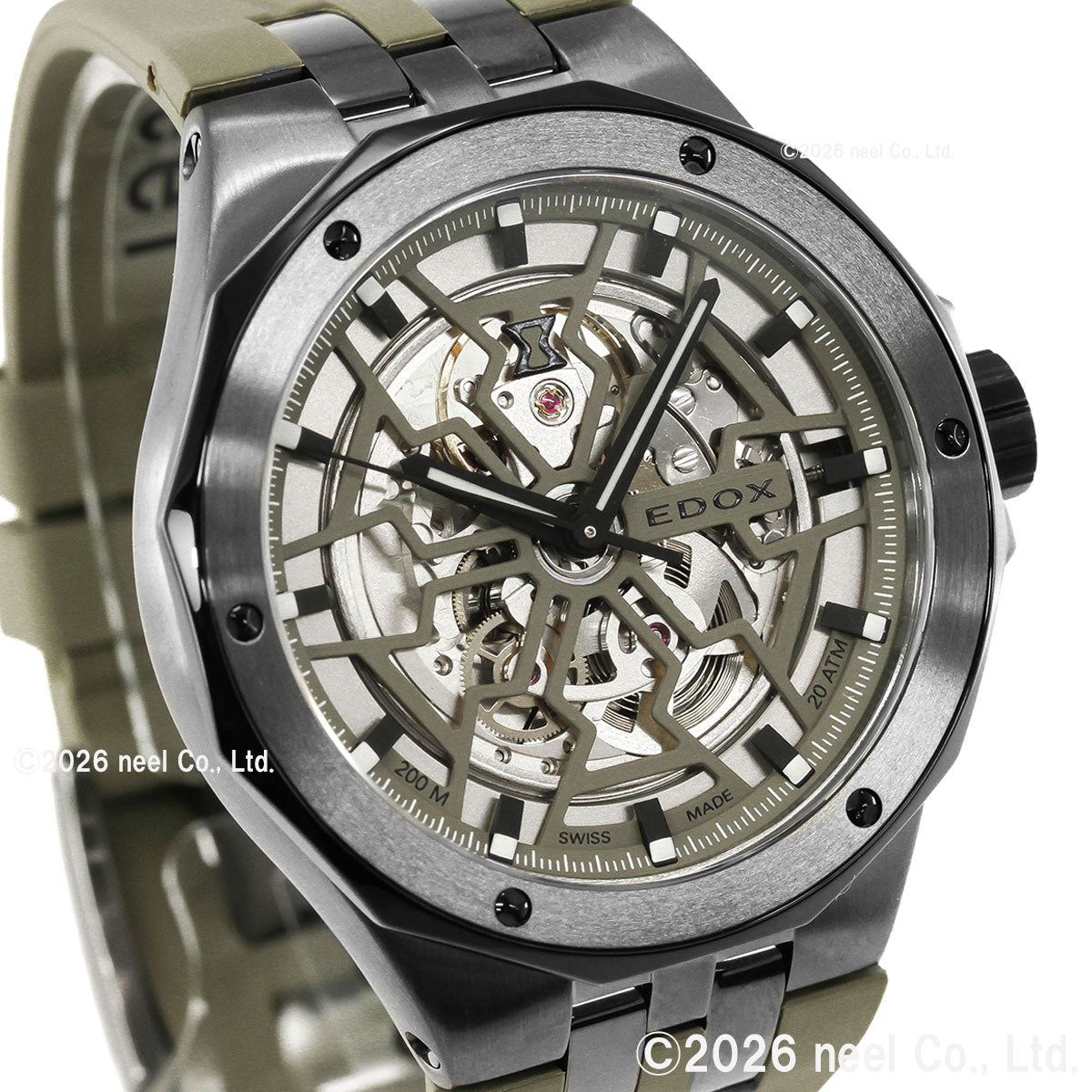エドックス EDOX デルフィン オリジナル メカノ オートマティック 腕時計 メンズ 自動巻き 85303-357GNCAV-VONB DELFIN【60回分割手数料無料！】